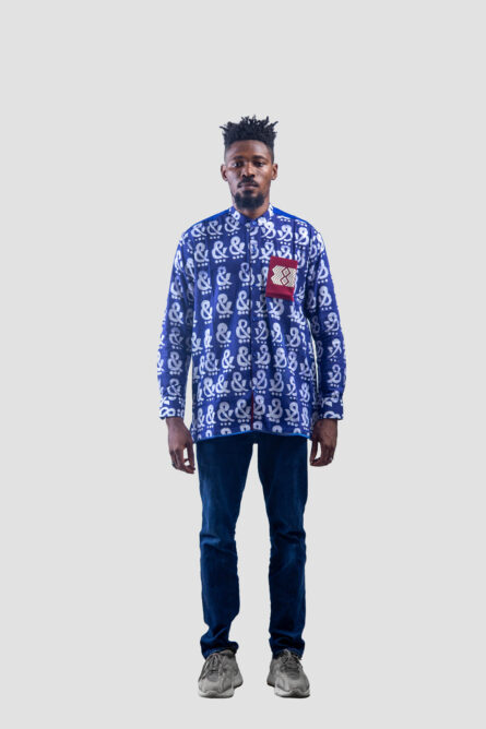 The Ampersand Navy Blue Standard Shirt - Image 4