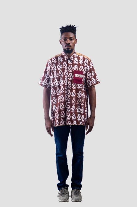 The Ampersand Dark Brown Standard Shirt - Image 3