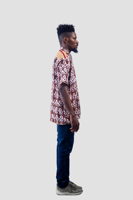 The Ampersand Dark Brown Standard Shirt - Image 2